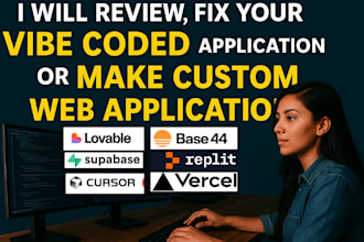 fix build vibe code errors, bugs and cleanup loveable, replit, base44, bolt apps