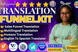 translate wordpress funnelkit, cartflows, checkout page, thanks you page