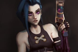 do a splashart illustration of any character that you want