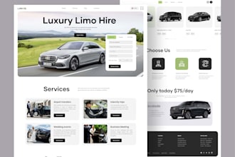 build limousine app, limo booking app, chauffeur app, ride booking app
