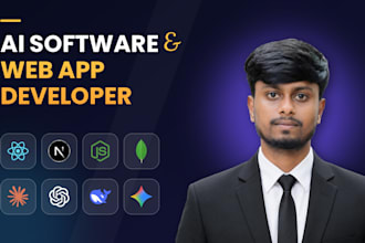 do custom ai website and ai integration as an ai software developer