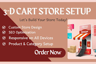 design and develop your 3d cart site