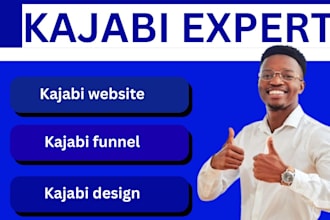 redesign  kajabi course and create kajabi  landing page