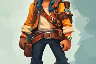 2d game character art