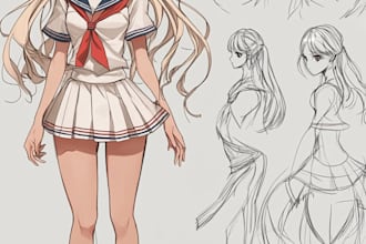 make a anime character