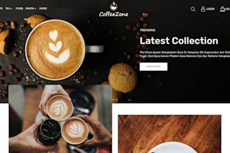 build coffee private label coffee shopify dropshipping store coffee tea website
