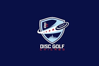 design amazing chicago disc golf club logo