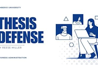 master, bachelor, phd thesis and dissertation project presentation slides