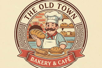 create a custom old fashioned cartoon logo
