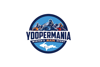 design wonderful annual snowmobile trip logo