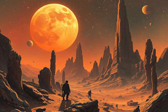 sci fi illustration and sci fi art