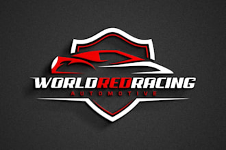 design a unique racing or automotive logo
