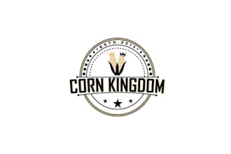design extraordinary corn kingdom logo