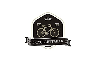 design captivating beautiful bicycle brand logo