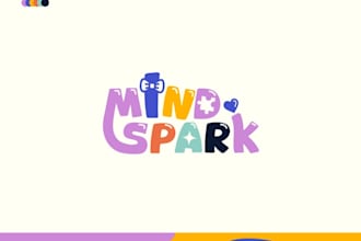 design adorable kids baby logo, baby products design