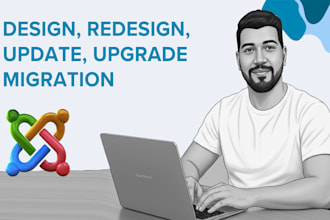 do design, redesign, update, upgrade, migrate your joomla website