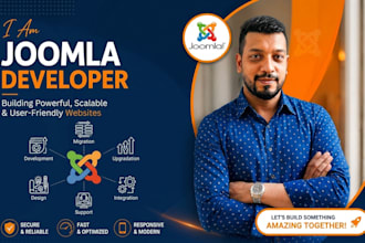 do design, redesign, update, upgrade, migrate your joomla website