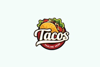 design food restaurant bakery food truck logo