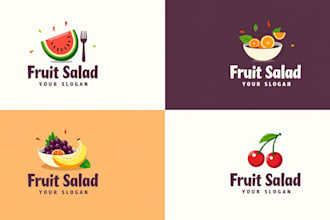 make an amazing fresh fruit salad logo