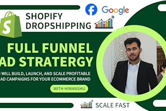 scale your shopify dropshipping business with full funnel ad strategy