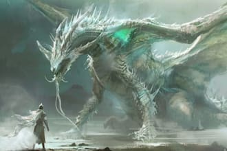 make unique fantasy creatures concept and illustration