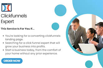 build clickfunnels landing page, sales funnel website in clickfunnels