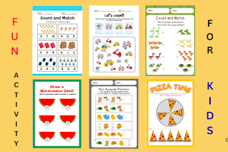 create a fun and educational kids activity book