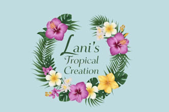 create a unique and creative home garden logo design