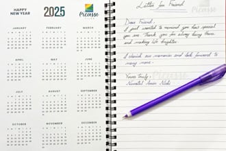 write aesthetic letters,notes and quotes