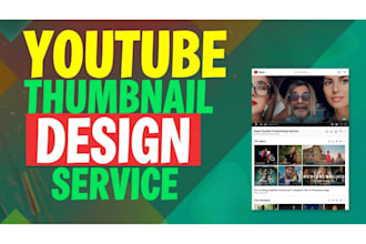 do pro youtube thumbnail design for you
