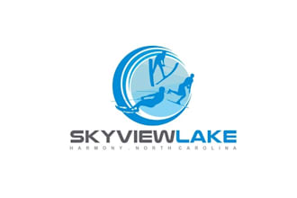 create captivating a awesome logo for a water ski club