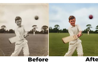 do professional photo restoration and enhancement