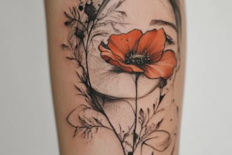 unique realistic tattoo design