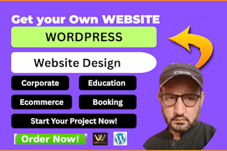do corporate website, education and business website