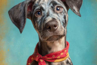 draw disney pet portrait