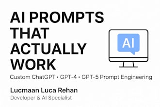 create high performance ai prompts gpt 5