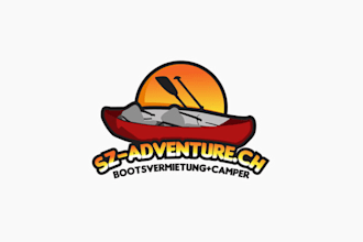 design glamorous adventure brand logo
