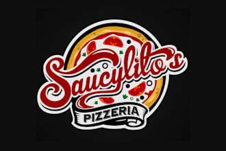 design food restaurant bakery pizza logo