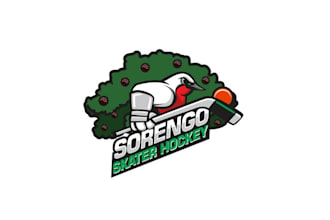 create new inline hockey logo for a small town