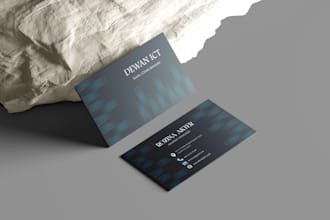 design a modern and professional business card