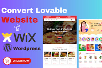 convert lovable ai to wix or wordpress, fix lovable website issues, lovable web