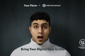 make a lifelike custom metahuman with your face, clothes, and hairstyle