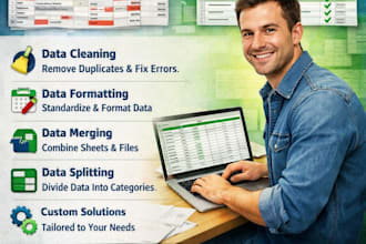 clean format marge excel data