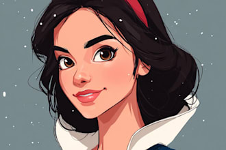 do make disney cartoon portrait