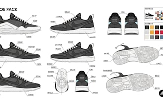 design 3d shoe footwear shoe tech pack sneakers leather shoes for manufacturing