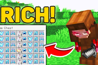 make eye catching minecraft and smp youtube thumbnails