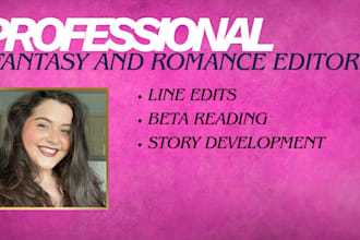 edit your fantasy or romance novel