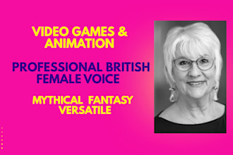 record versatile cinematic voices to bring unforgettable game characters to life