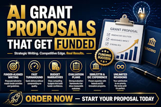 write and edit ai innovation grant proposals for startups and ngos