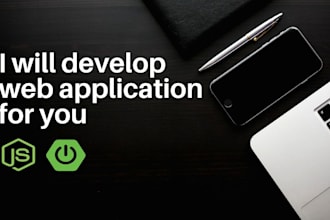 develop web application using spring boot or react, node
